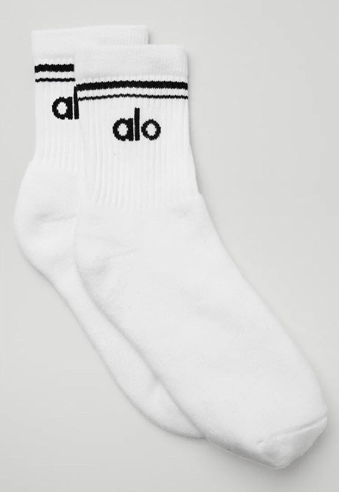 Alo Unisex half-crew Throwback Sock