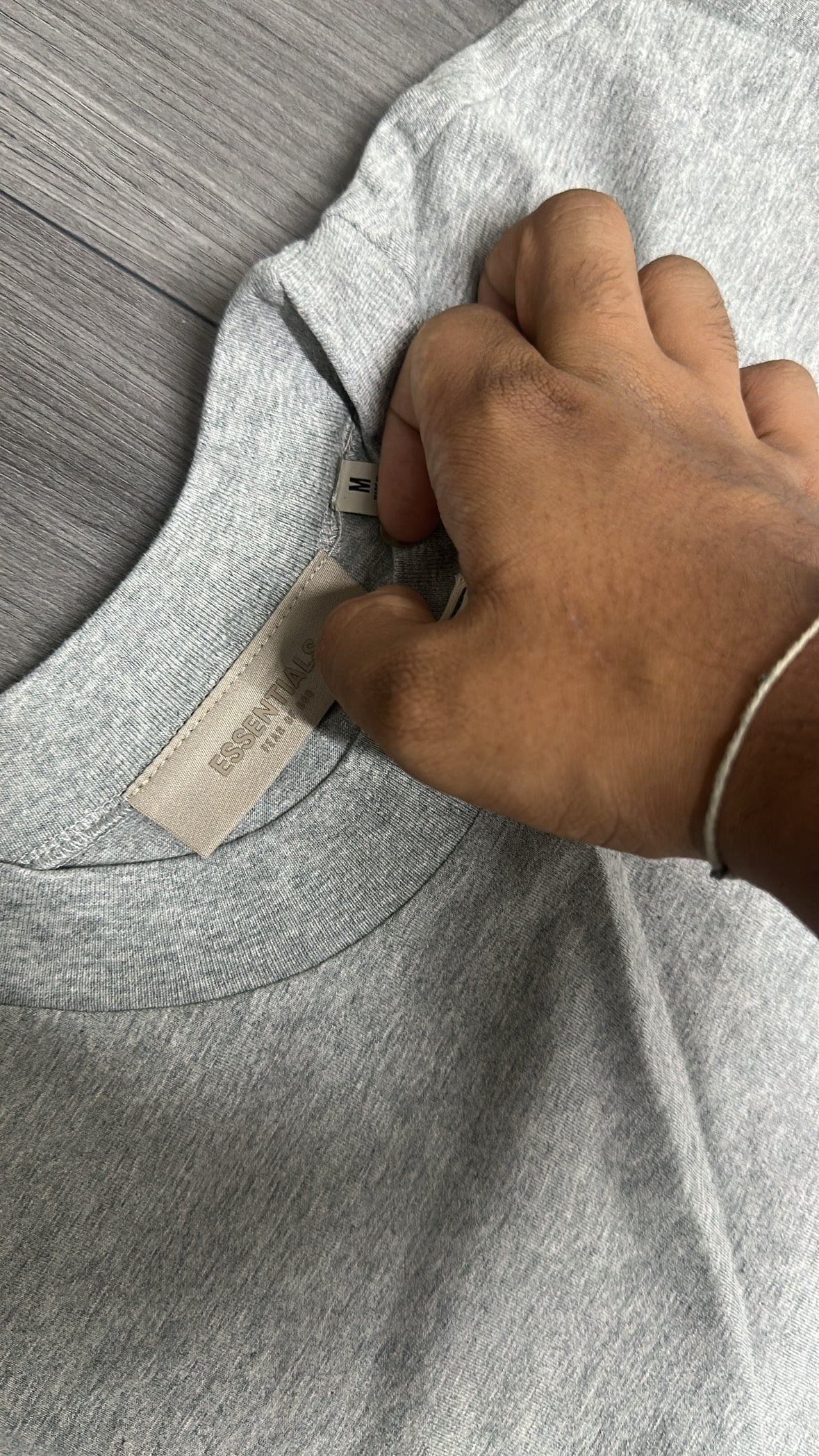Essentials Short Set S22 “grey oatmeal”