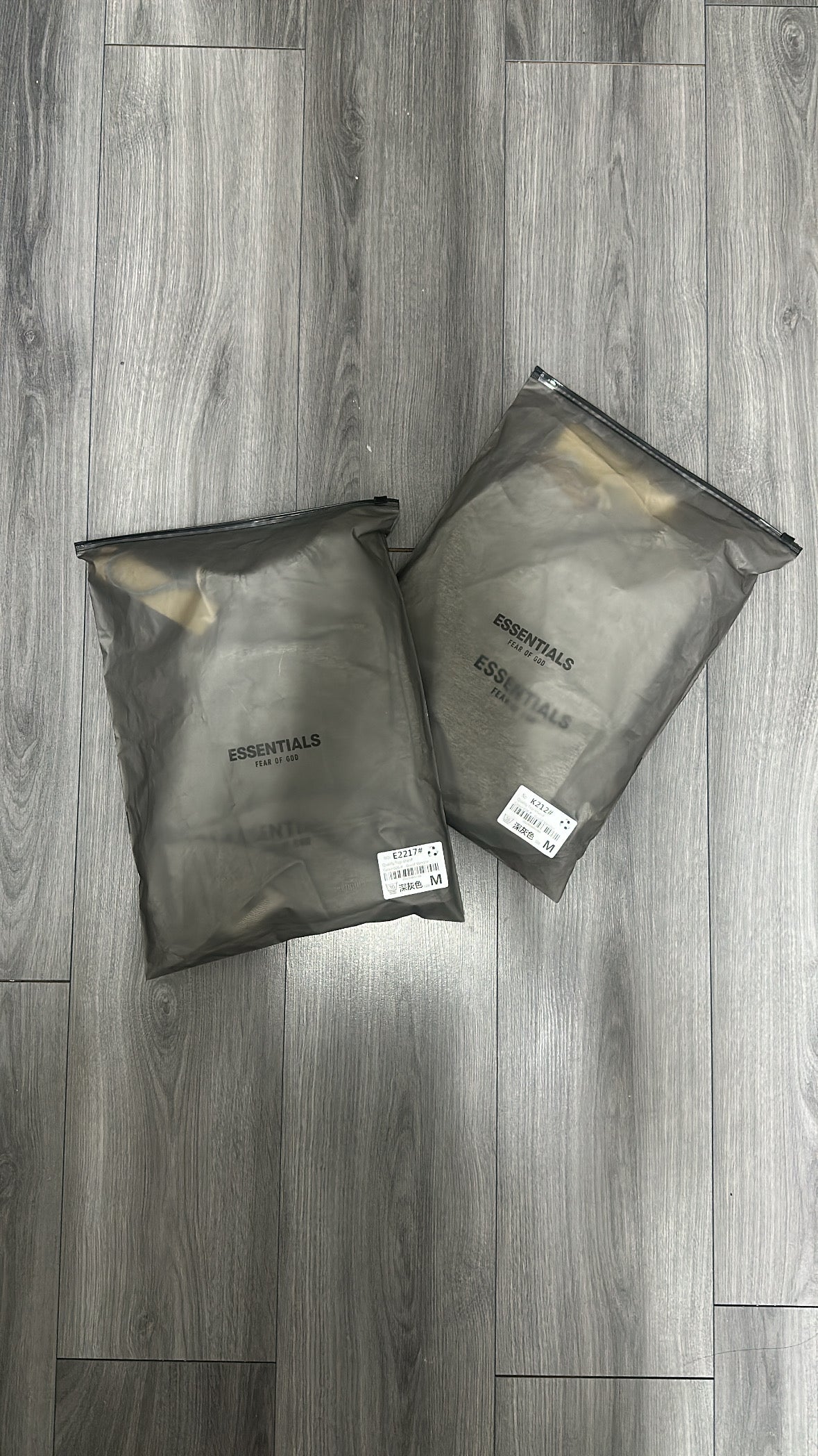 Essentials Short Set S22 “grey oatmeal”