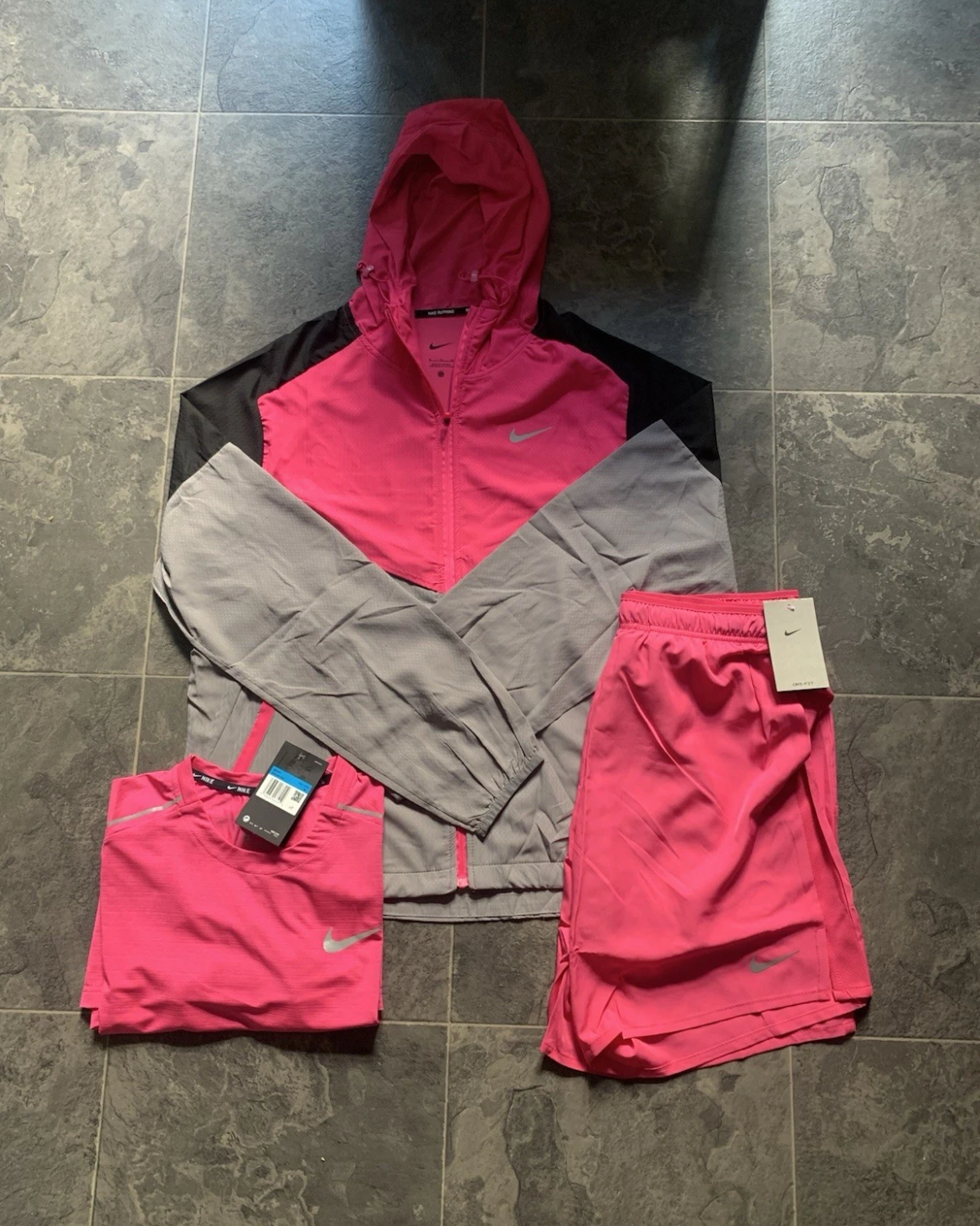 Nike Miler Three-Piece Set — ''Pink''