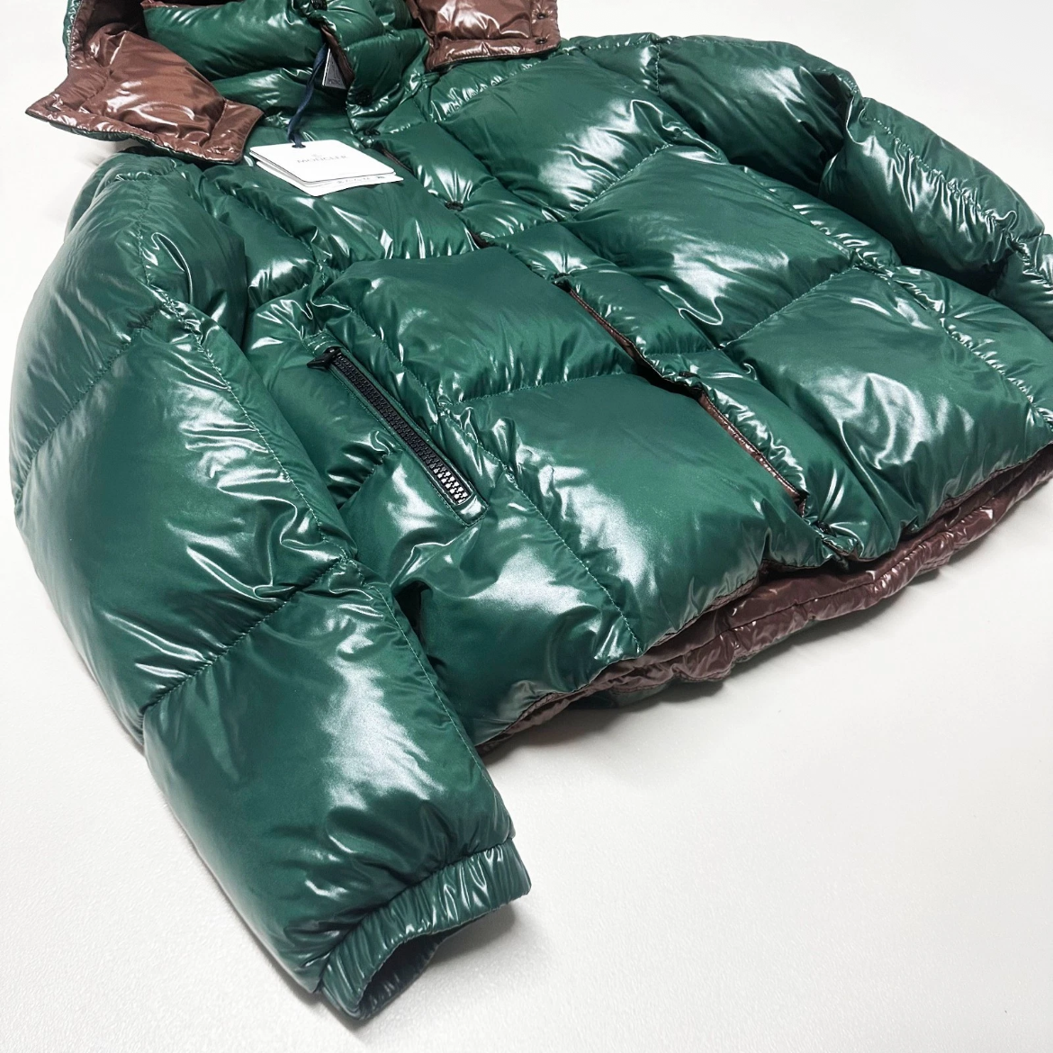 Moncler Men's Parana — Green (Brown Interior)
