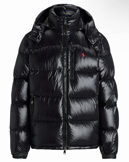Polo Ralph Lauren The Gorham Glossed Down Jacket — Black