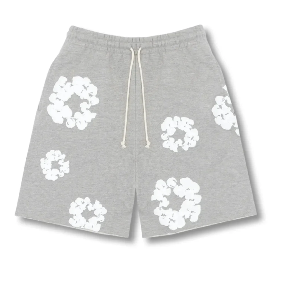 "FLOWER" SHORTS GREY