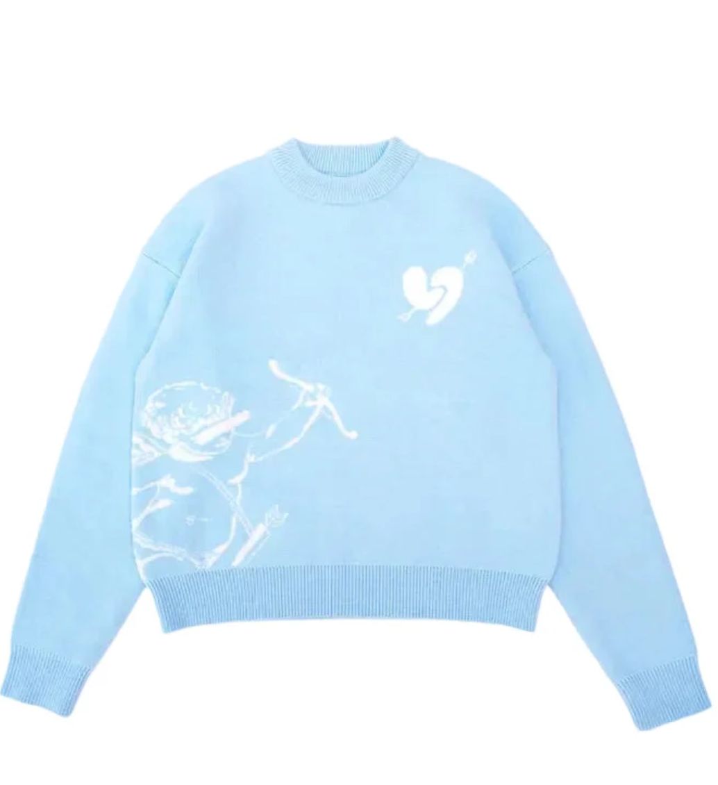 "ARROW" HEART SWEATER