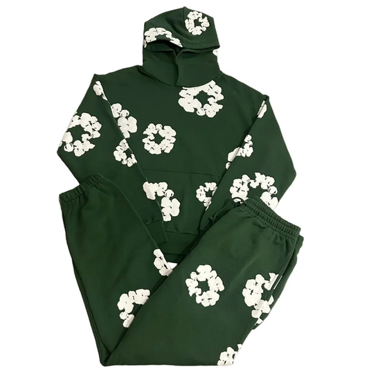 Denim Tears Cotton Wreath Tracksuit — Green